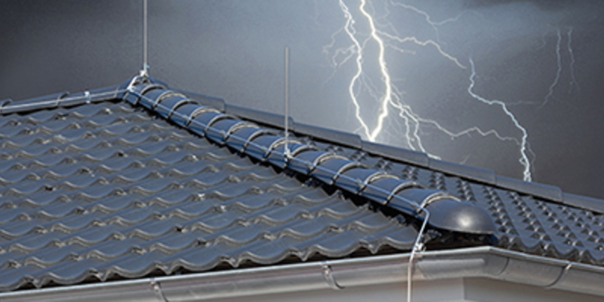 Äußerer Blitzschutz bei Elektro Kleinschroth GmbH in Marktsteft