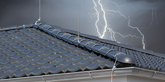Äußerer Blitzschutz bei Elektro Kleinschroth GmbH in Marktsteft