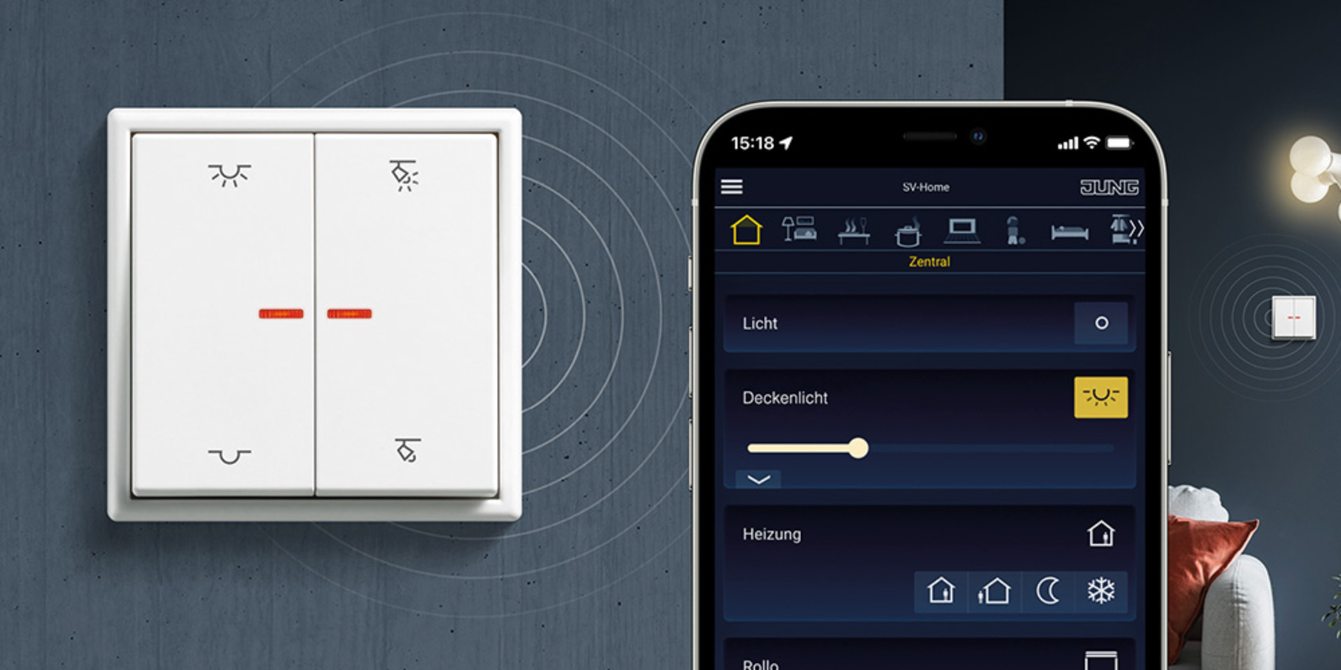 KNX RF Taster bei Elektro Kleinschroth GmbH in Marktsteft
